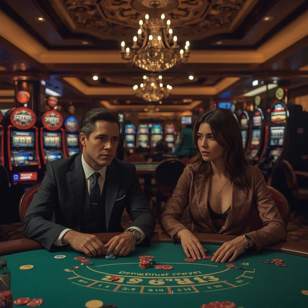 Deux joueurs de poker dans un SPIN PLATINUM CASINO